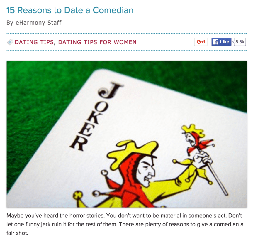 15 Reasons Not To Date A&nbsp;Comedian