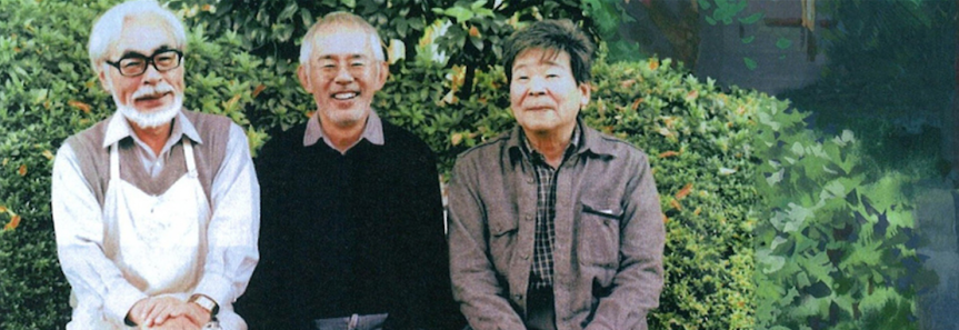 Miyazaki, Suzuki, and Takahata - the founders and producer of Studio Ghibli
